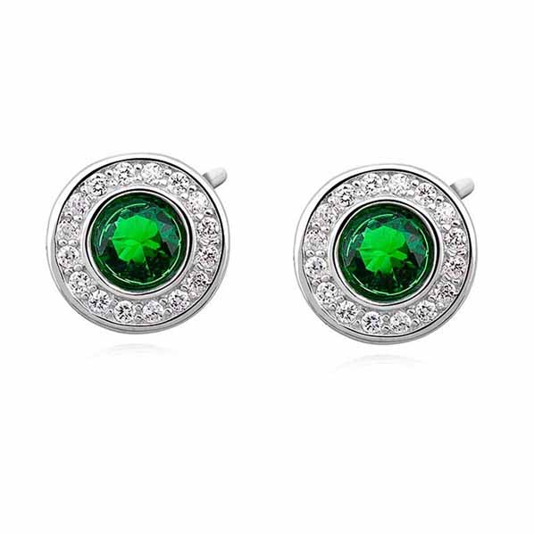 Hopeiset zirkoniakorvakorut 10 mm - Hopeakorut - HME706 - 1