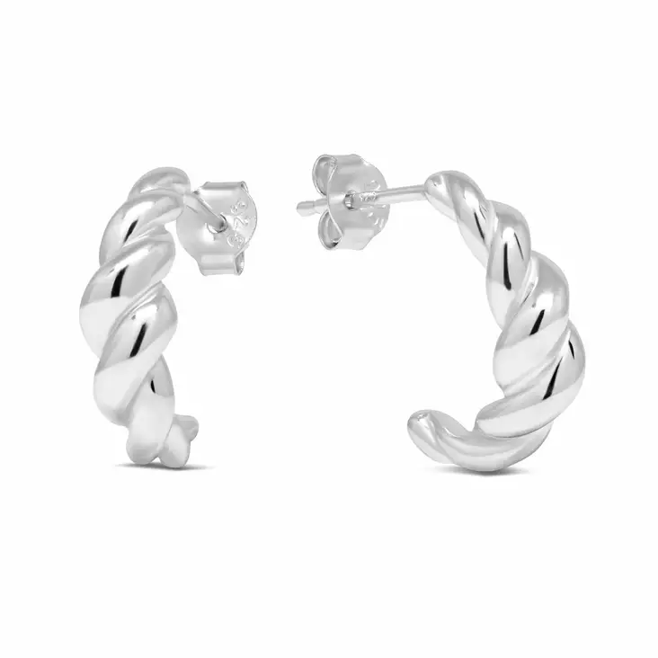 Korutuote Hopearenkaat Kierre Tappi E-20616 - Hopeakorut - E-20616 - 1
