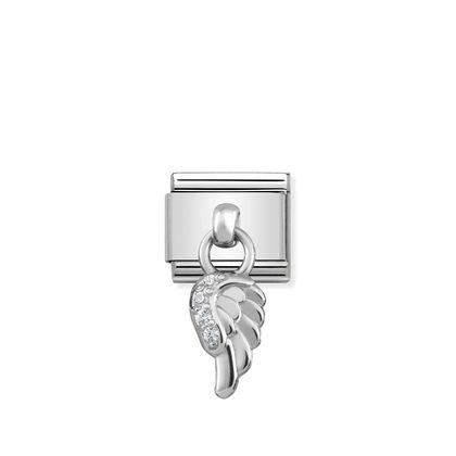 Nomination Classic Silvershine Charm Siipi - Muotikorut - 33180006 - 2