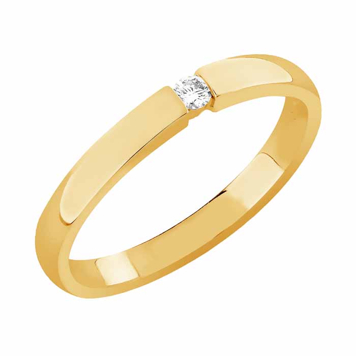 Sandberg Kallioranta timanttisormus 0,04 ct V-26 - Solitaire sormukset - V-26 - 1