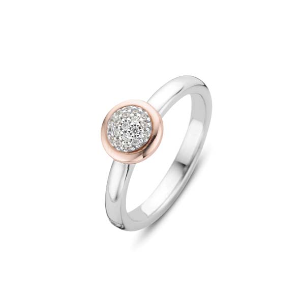 Ti Sento Hopeasormus Zirkonit 12102ZR - Hopeasormukset - 12102ZR56 - 2