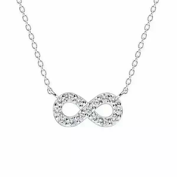 Hopeakaulakoru Infinity-symbolilla - Hopeakorut - HMN176 - 1