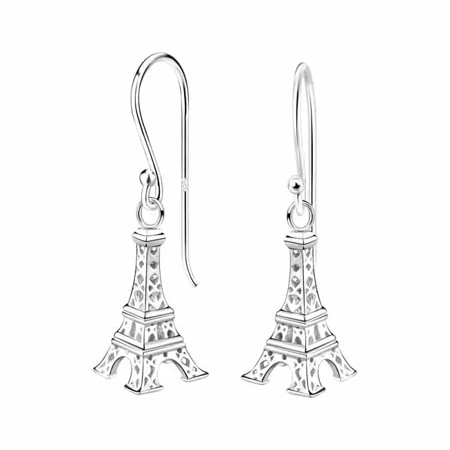 Roikkuvat hopeakorvakorut Eiffel Torni - Hopeakorut - HME1036 - 1