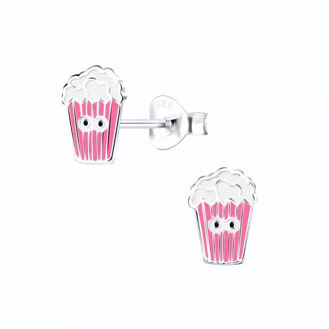 Hopeakorvakorut popcorn pinkki - Hopeakorut - HME1096 - 1