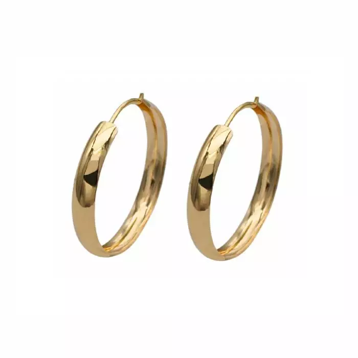 Kultaiset korvarenkaat 3 x 20 mm - Kultakorut - HMAU-036 - 1