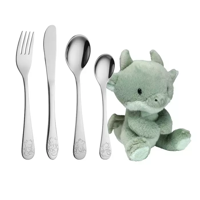 Lasten aterimet pehmolelulla dinosaurus - Muut kastelahjat - 93002527016 - 1