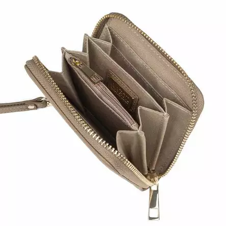 Aarni Mini Clutch-lompakko hiekka/hopea - Laukut - 6430066272747 - 2