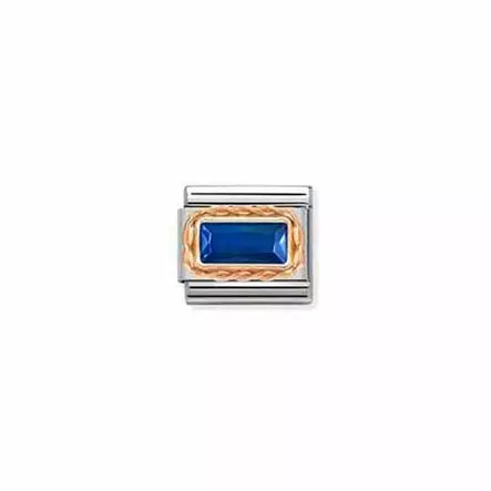 Nomination Classic Faceted Baguette Sininen - Muotikorut - 430604007 - 1
