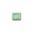Nomination Silvershine Green Flower - Muotikorut - 33032107 - 1