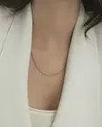 Mockberg Thin Rope Necklace MO557 - Teräskorut - MO557 - 3