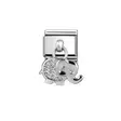 Nomination Classic Silvershine Charm Elefantti - Muotikorut - 33180017 - 1