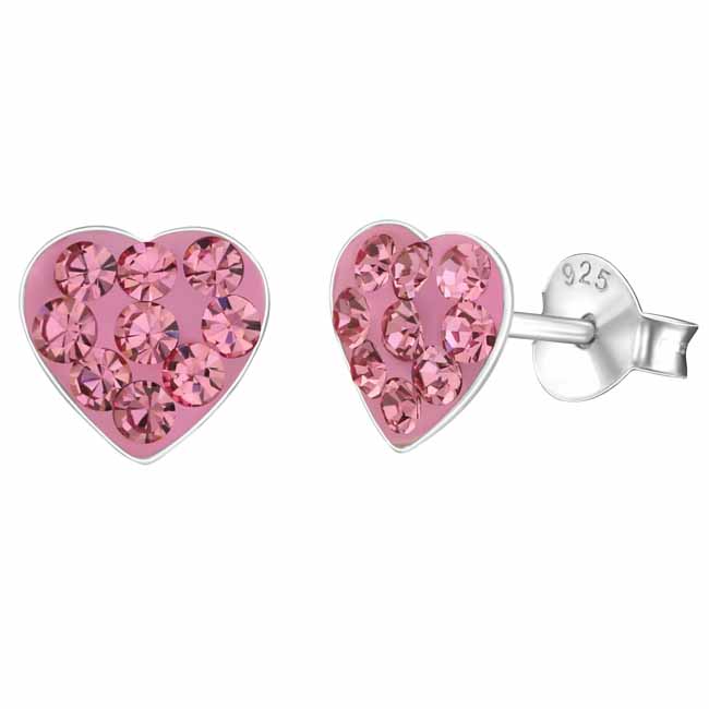 Hopeakorvakorut sydämet - Hopeakorut - HME067 - 1