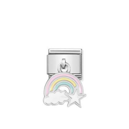 Nomination Classic Silvershine Charm Sateenkaari - Muotikorut - 33180517 - 2