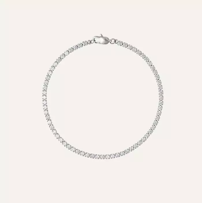 Mockberg Shiny Tennis Rannekoru MB1367 - Teräskorut - MB1367 - 1