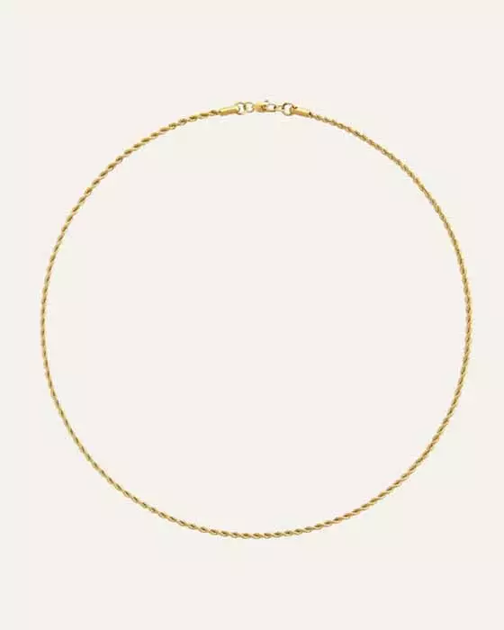 Mockberg Thin Rope Necklace MO557 - Teräskorut - MO557 - 1