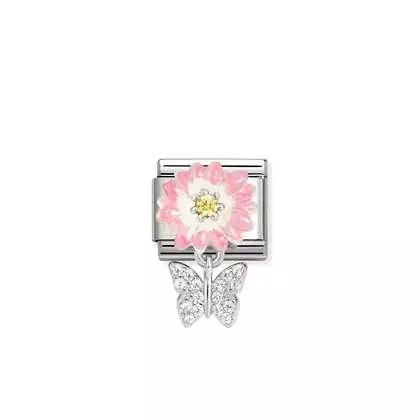Nomination Classic Pink Daisy Butterfly - Muotikorut - 33181408 - 1