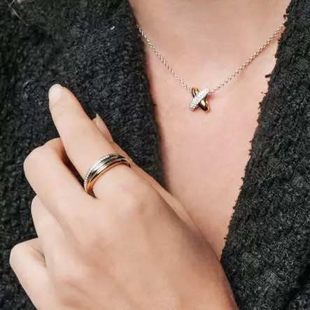 Ti Sento Milano hopeasormus 12346ZY - Hopeasormukset - 12346ZY-48 - 2