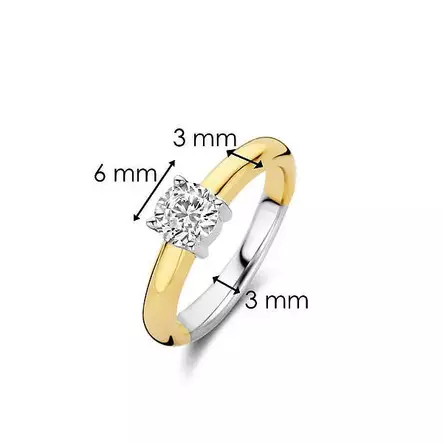 Ti Sento Milano hopeasormus 1463ZY - Hopeasormukset - 1463ZY-48 - 2