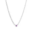 Efva Attling Micro Blink Pink Sapphire riipus 10-100-01898 - Hopeakorut - 10-100-01898 - 1