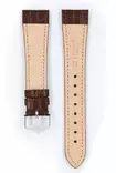 Hirsch Aristocrat nahkaranneke ruskea L - Kellon rannekkeet - 03828010-2-18 - 3