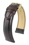 Hirsch Ascot nahkaranneke ruskea L - Kellon rannekkeet - 01575010-1-18 - 1