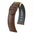 Hirsch Camelgrain nahkaranneke ruskea L - Kellon rannekkeet - 01009015-1-18 - 1