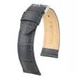 Hirsch Duke nahkaranneke harmaa L - Kellon rannekkeet - 01028030-2-18 - 1