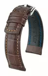 Hirsch Grand Duke nahkaranneke ruskea L - Nahkarannekkeet - 02528010-2-18 - 1