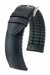 Hirsch James nahkaranneke musta L 18 mm - Kellon rannekkeet - 0925002050-2-18 - 1