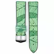 Hirsch Leaf kellonranneke vihreä M 18 mm - Kellon rannekkeet - 0921046140-2-18 - 2