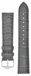 Hirsch Lousianalook nahkaranneke harmaa L - Kellon rannekkeet - 03427030-2-18 - 1
