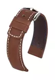 Hirsch Mariner nahkaranneke ruskea L - Kellon rannekkeet - 14502110-2-18 - 1