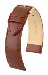 Hirsch Osiris nahkaranneke ruskea L - Kellon rannekkeet - 03475015-1-18 - 2