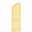 Hirsch Princess nahkaranneke vaalea M 18 mm - Kellon rannekkeet - 02628174-2-18 - 1