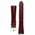 Hirsch Siena nahkaranneke ruskea L 18 mm - Nahkarannekkeet - 04202060-2-18 - 1