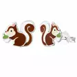 Hopeakorvakorut orava ja tammenterho - Hopeakorut - HME638 - 1