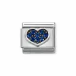 Nomination Classic Silvershine Zirkonia Blue Heart - Muotikorut - 33032308 - 1