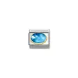 Nomination Classic Ovaali kivi light blue blue - Muotikorut - 030612038 - 1