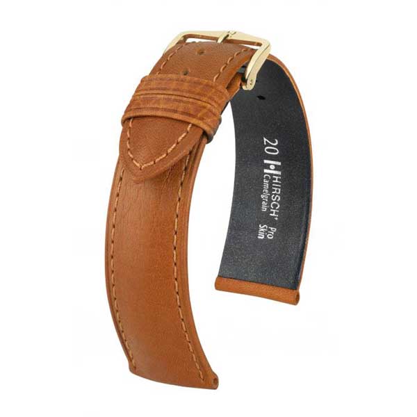 Hirsch Camelgrain nahkaranneke Hunaja M - Kellon rannekkeet - 01009110-1-08 - 1