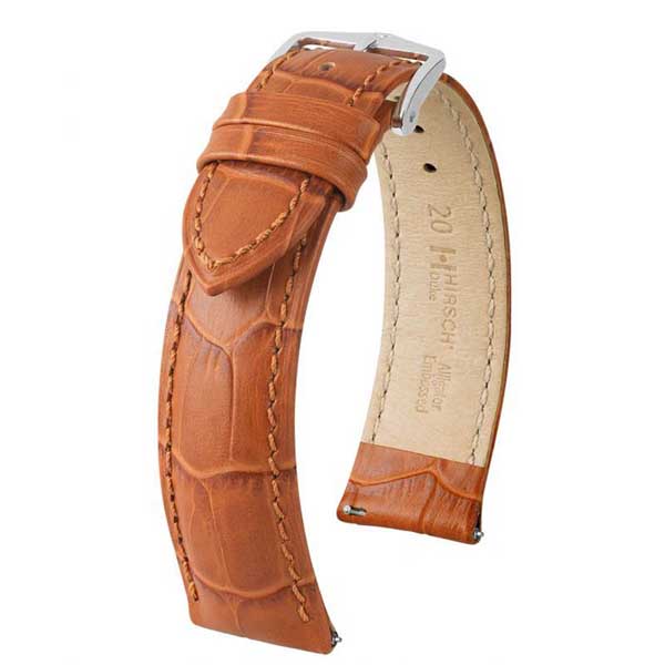 Hirsch Duke nahkaranneke ruskea L - Kellon rannekkeet - 01028075-2-18 - 3