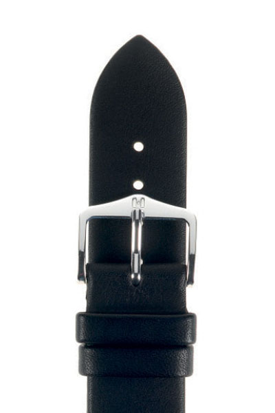 Hirsch Italocalf nahkaranneke musta L - Kellon rannekkeet - 17822050-1-08 - 1