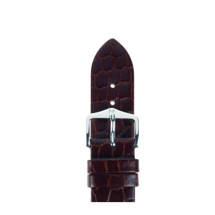 Hirsch Sobek nahkaranneke ruskea L 18 mm - Kellon rannekkeet - 03928010-1-18 - 1