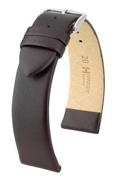 Hirsch Toronto nahkaranneke ruskea L NQ - Kellon rannekkeet - 03702010NQ-2-18 - 1