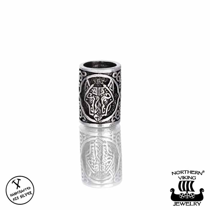 Northern Viking Jewelry Guardian Wolf - Hopeakorut - NVJHE028 - 1