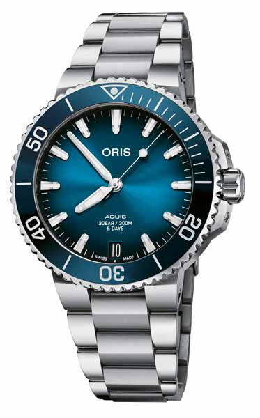 Oris Aquis Date Calibre 400 01 400 7769 4135-07 8 22 09PEB - Oris miesten rannekellot - 7612611034058 - 1