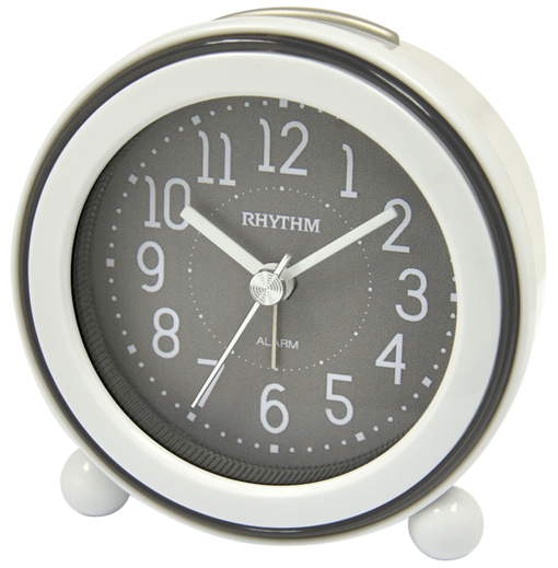 RHYTHM herätyskello harmaavalkoinen CRE308-NR08 - Herätyskellot - CRE308-NR08 - 1