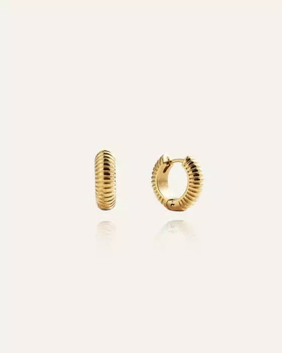 Mockberg Ribbed Hoops Medium MO228 - Teräskorut - MO228 - 1