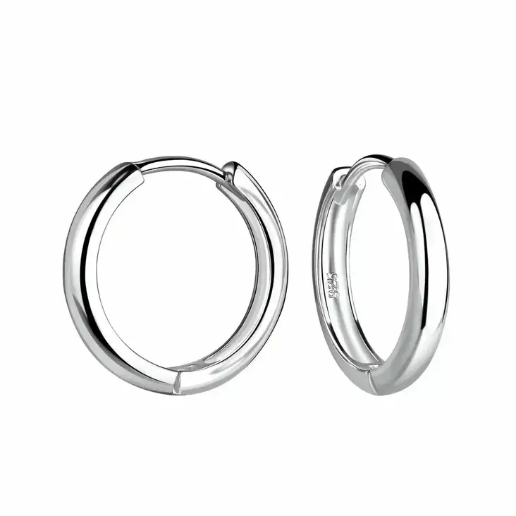 Hopeiset korvarenkaat 3 x 16 mm - Hopeakorut - HME1048 - 1