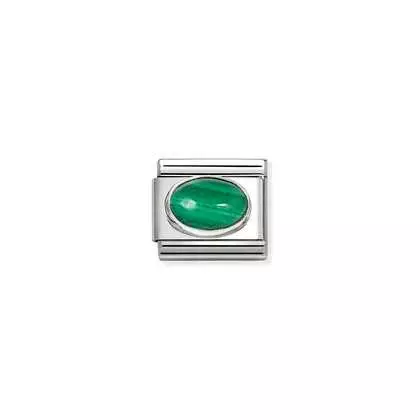 Nomination Classic Silvershine malakiitti - Muotikorut - 33051048 - 1