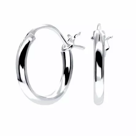 Hopeiset korvarenkaat 10 mm - Hopeakorut - HME469 - 1